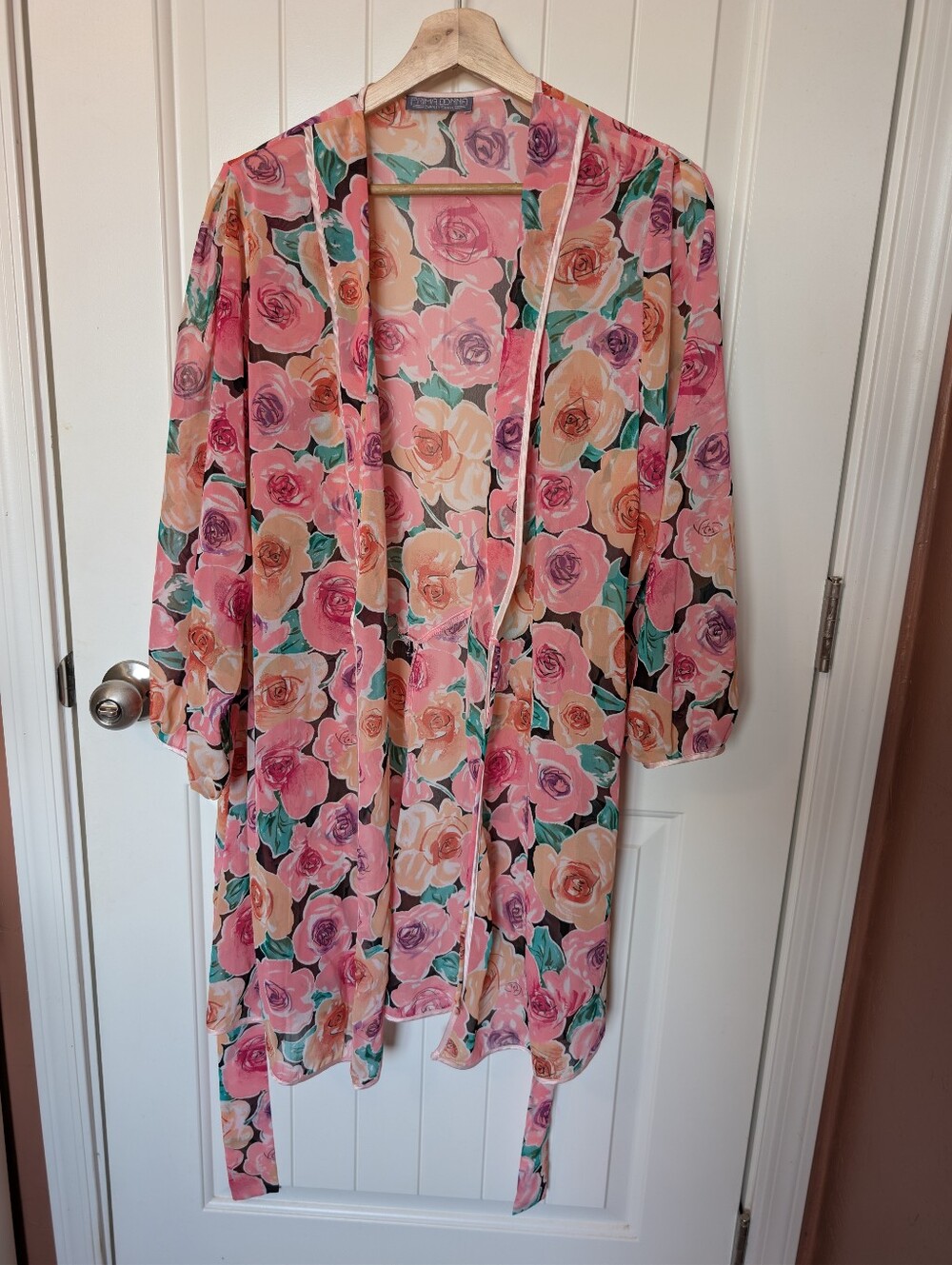 Prima Donna Sheer Floral Robe/Cover Up
